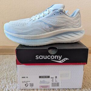 Saucony Women's Ride 18 Running Shoes, Size 8B (Medium)